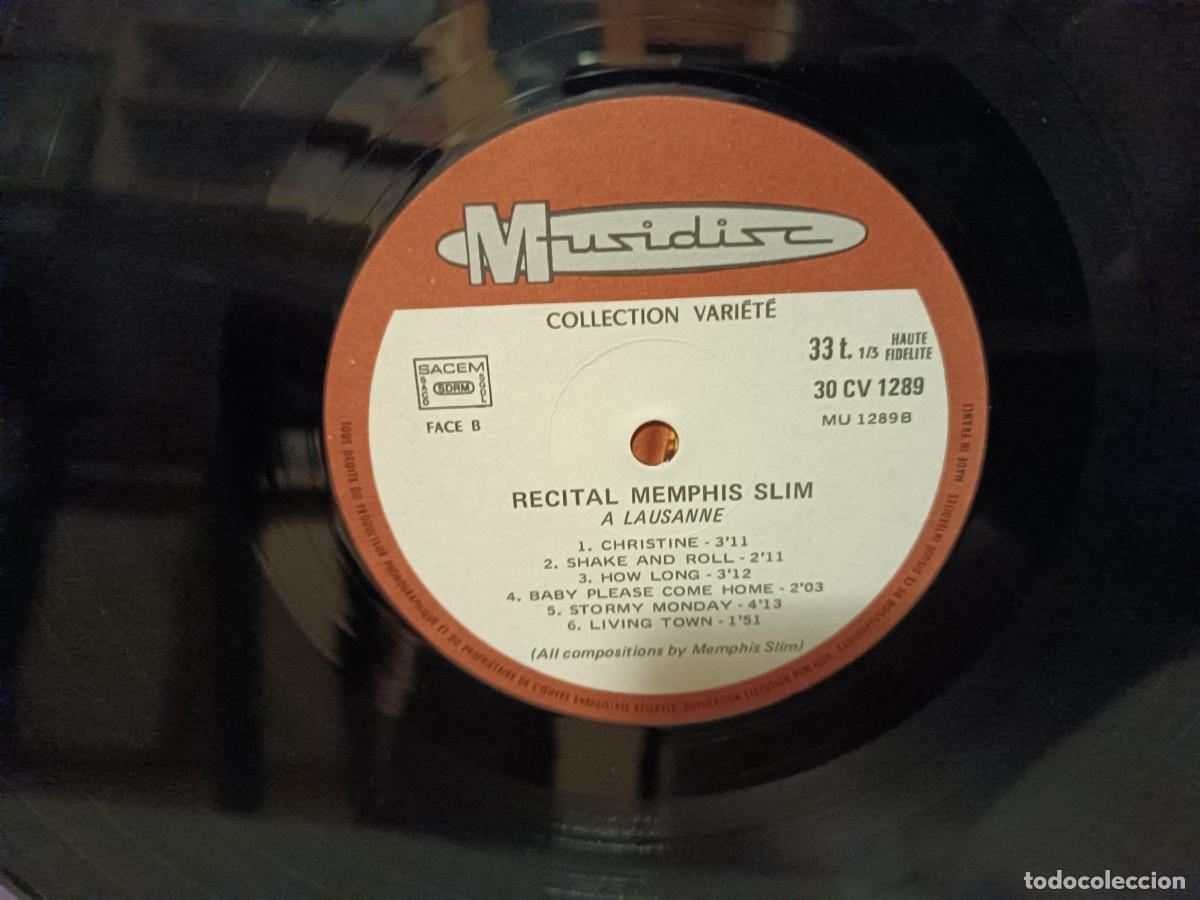 Discos de vinilo: Memphis Slim Recital A Lausanne - Foto 3