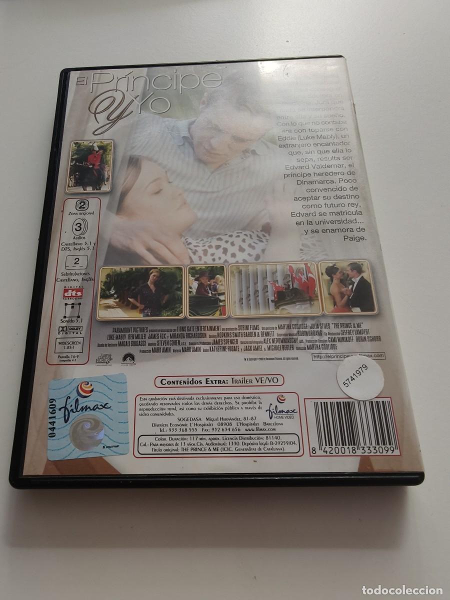 Discos de vinilo: DVD - EL PR&Iacute;NCIPE Y YO - LEER CONDICIONES DE VENTA - Foto 2