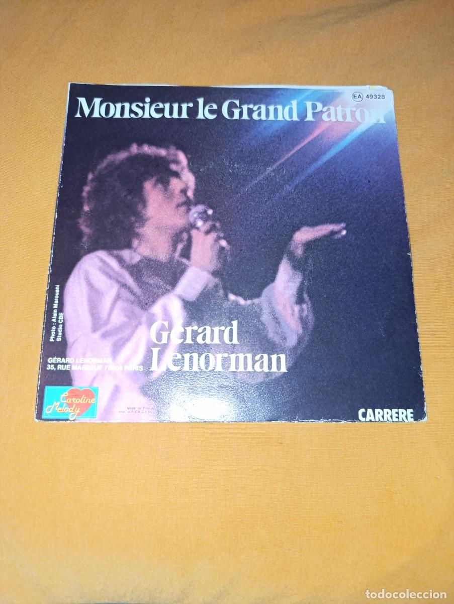 Discos de vinilo: Disco de vinilo EP Gerard Lenorman &ndash; Lenfant Des Cathedrales - Foto 1