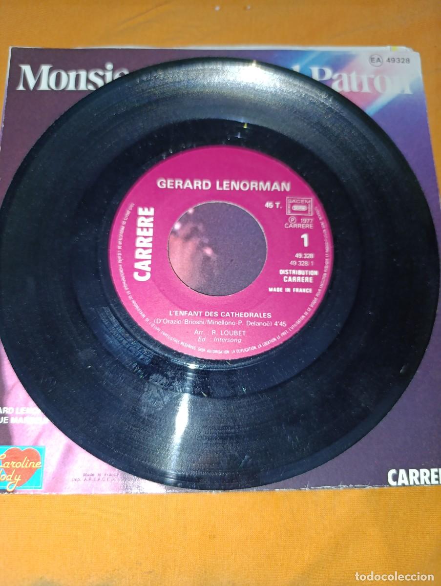 Discos de vinilo: Disco de vinilo EP Gerard Lenorman &ndash; Lenfant Des Cathedrales - Foto 3
