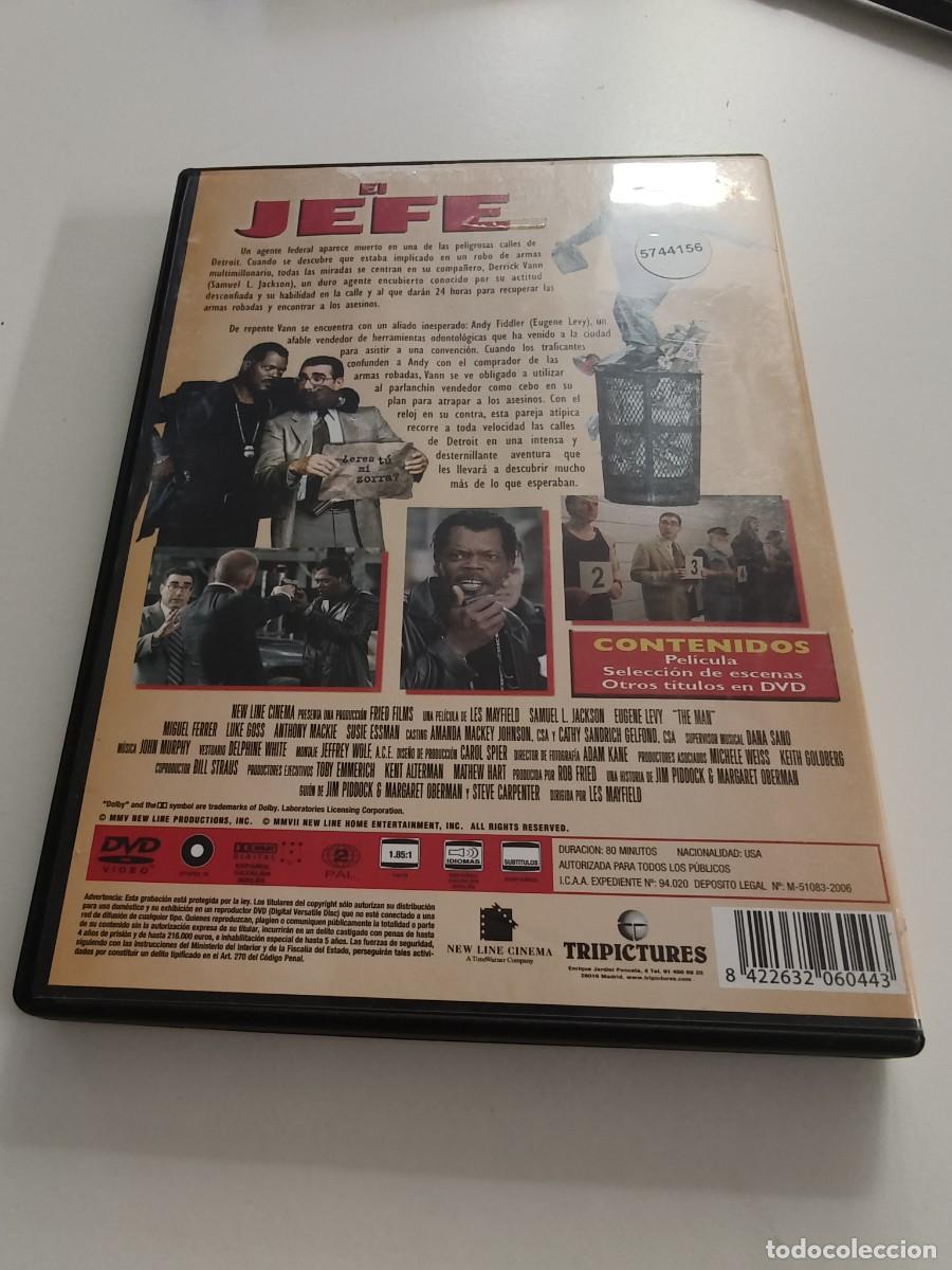Discos de vinilo: DVD - EL JEFE - SAMUEL L. JACKSON - LEER CONDICIONES DE VENTA - Foto 2