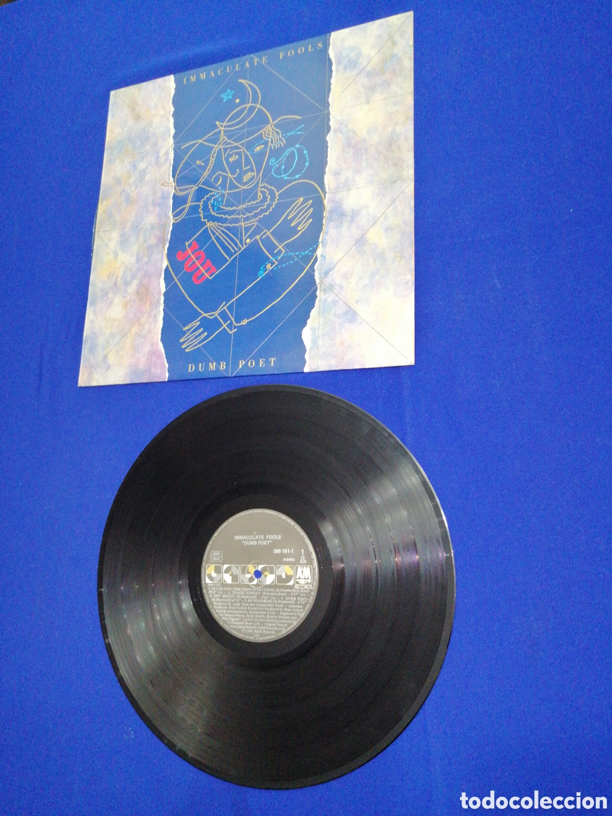 Discos de vinilo: INMACULATE FOOLS - DUMB POET - AM RECORDS 1987 - Foto 9