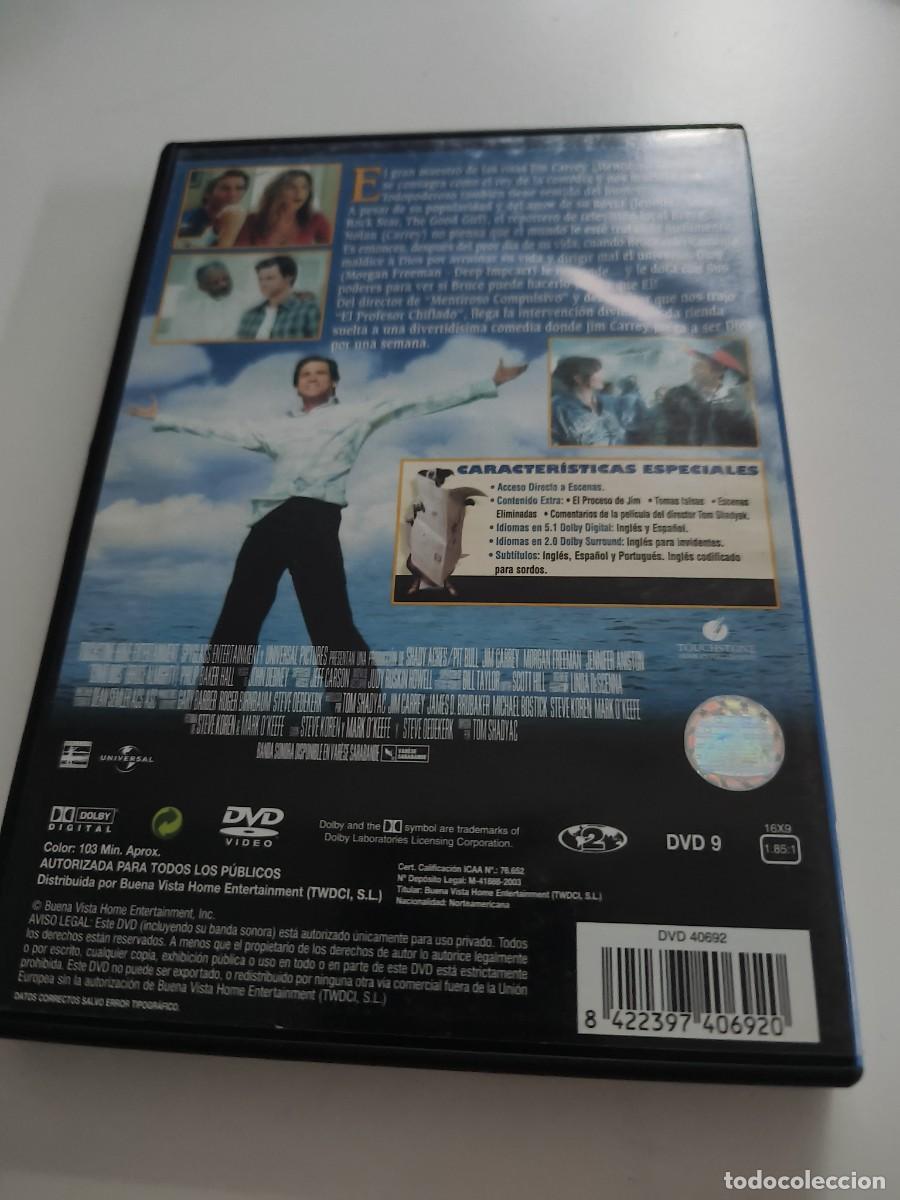Discos de vinilo: DVD - C&Oacute;MO DIOS JIM CARREY - LEER CONDICIONES DE VENTA - Foto 2