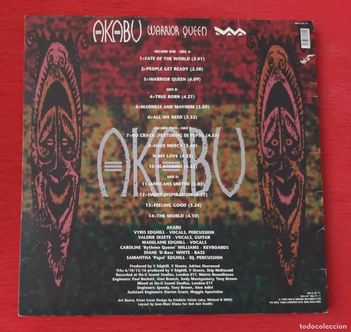 Discos de vinilo: AKABU - WARRIOR QUEEN - 2 LPS - Foto 2