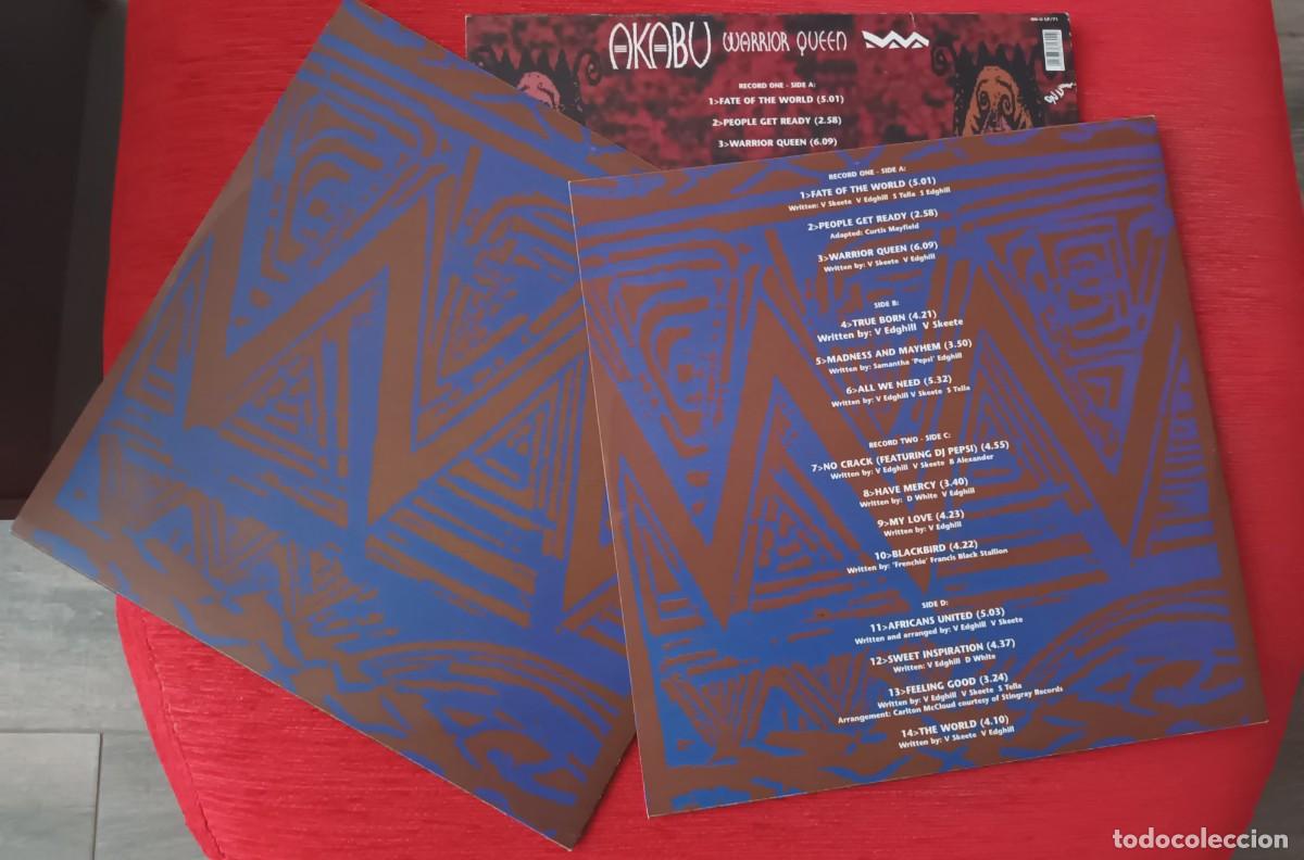 Discos de vinilo: AKABU - WARRIOR QUEEN - 2 LPS - Foto 4