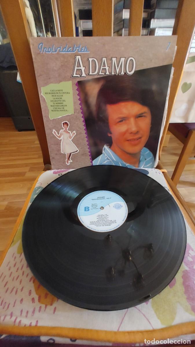 Discos de vinilo: ADAMO-LP INOLVIDABLES-BUEN ESTADO - Foto 1