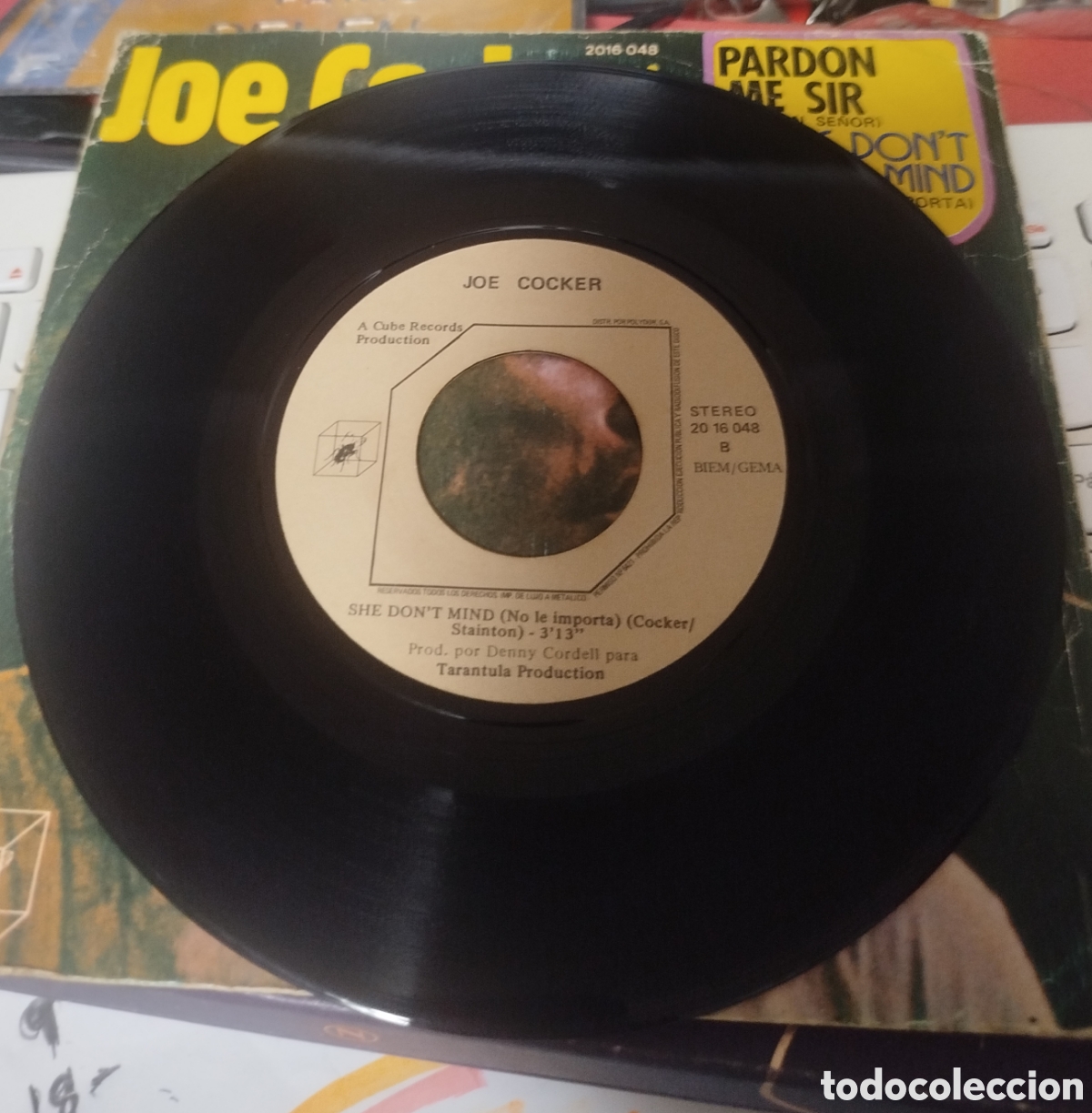 Discos de vinilo: Joe Cocker - Pardon me sir - Foto 2