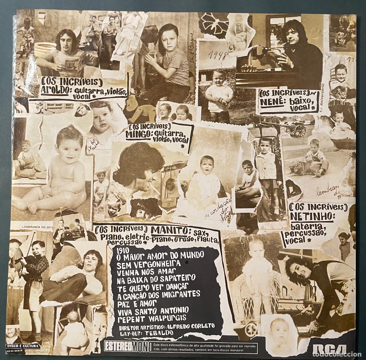 Discos de vinilo: OS INCRIVEIS / 1910 (LP RCA 1971) BRASIL - Foto 2