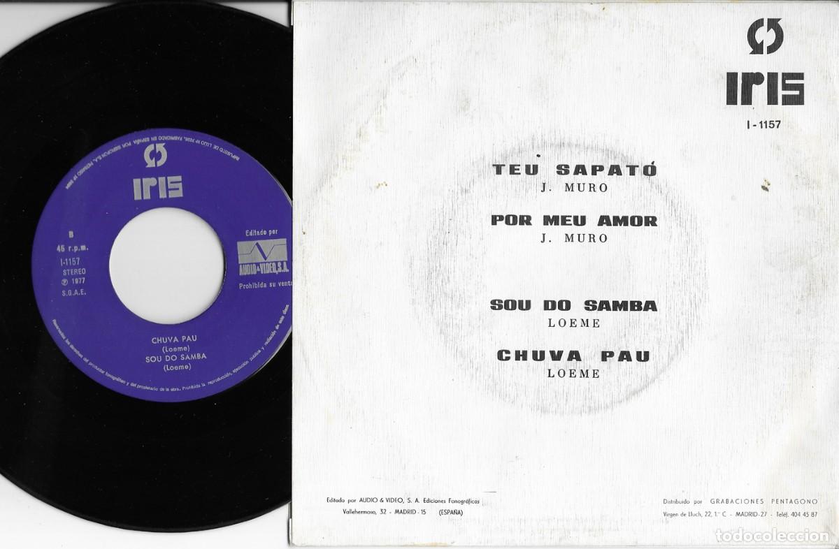 Discos de vinilo: JUAN MURO VINILO SINGLE ORIGINAL IRIS 1977 - Foto 2