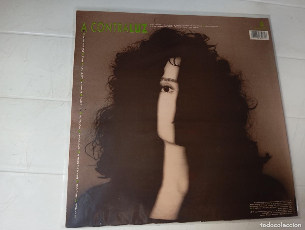 Discos de vinilo: LP LUZ - A CONTRA LUZ - Foto 2
