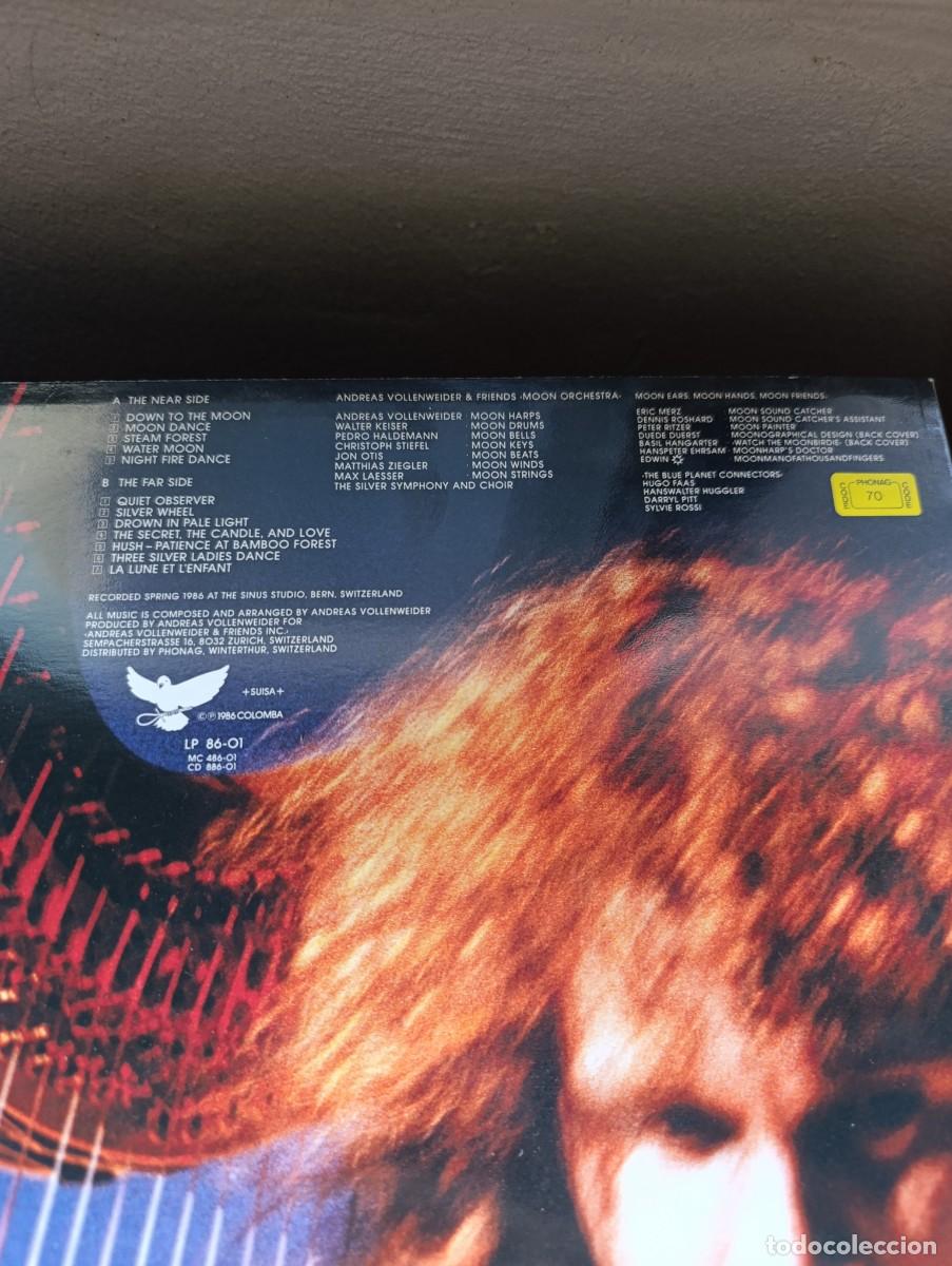 Discos de vinilo: Disco de vinilo LP Andreas Vollenweider &ndash; Down To The Moon - Foto 4