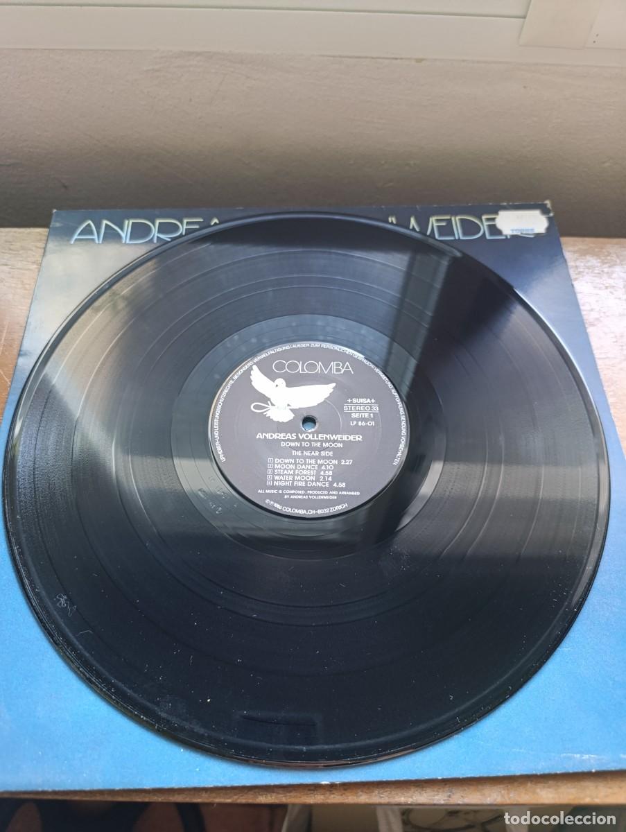 Discos de vinilo: Disco de vinilo LP Andreas Vollenweider &ndash; Down To The Moon - Foto 7
