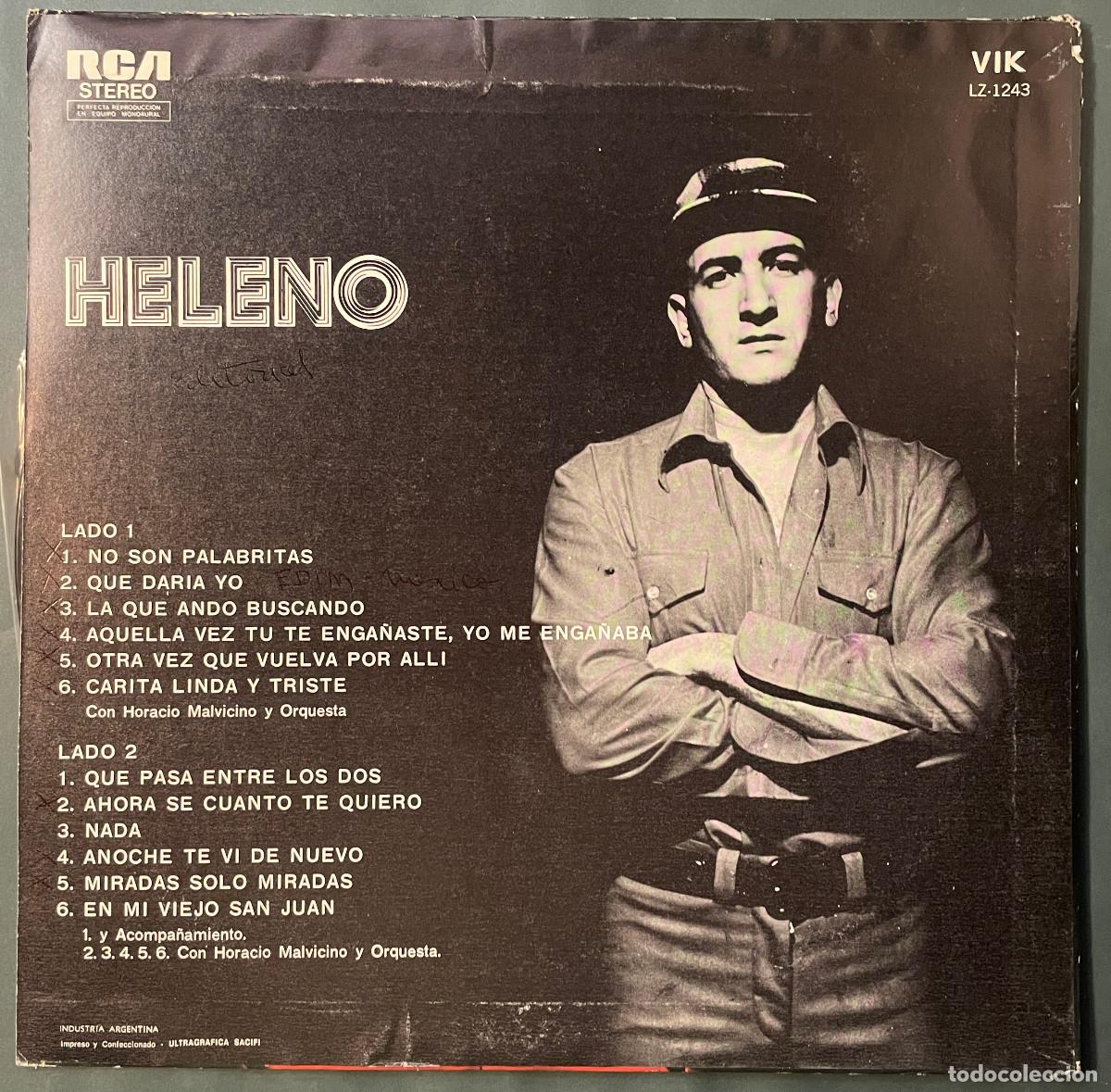 Discos de vinilo: HELENO / HELENO (LP RCA 1973) ARGENTINA - Foto 2