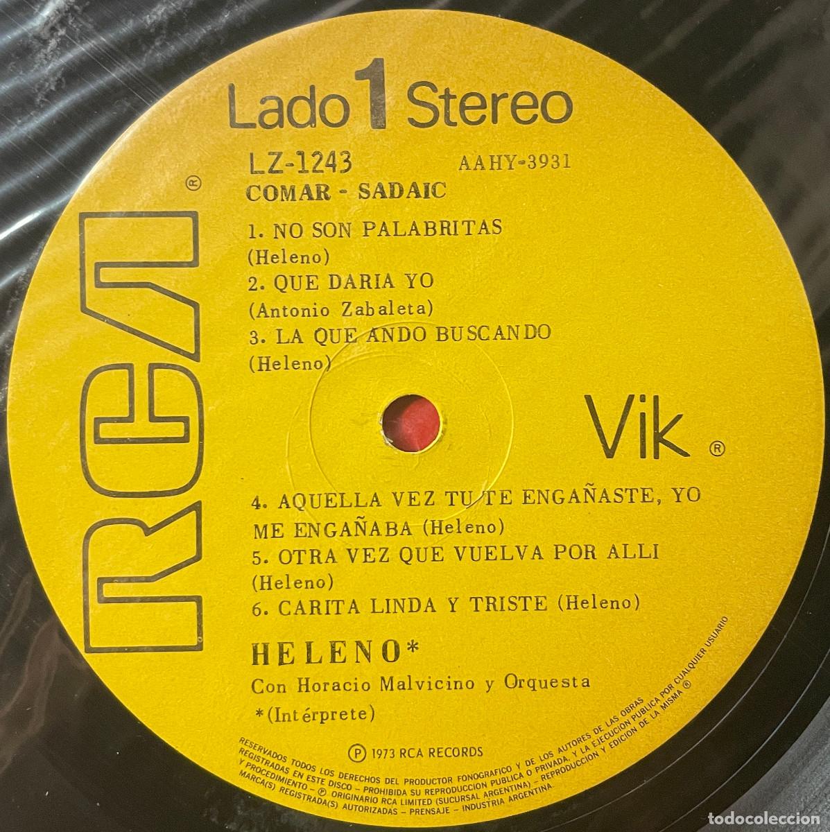 Discos de vinilo: HELENO / HELENO (LP RCA 1973) ARGENTINA - Foto 3