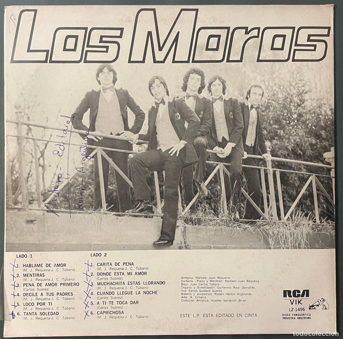 Discos de vinilo: LOS MOROS / LOS MOROS (LP RCA 1981) ARGENTINA - Foto 2