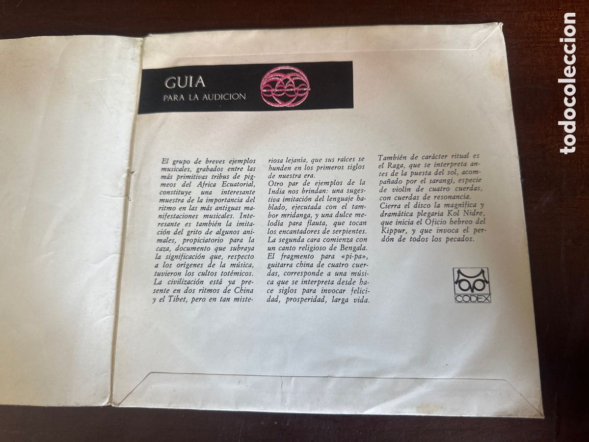 Discos de vinilo: HISTORIA DE LA M&Uacute;SICA C&Oacute;DEX I. LOS ORIGENES - Foto 2