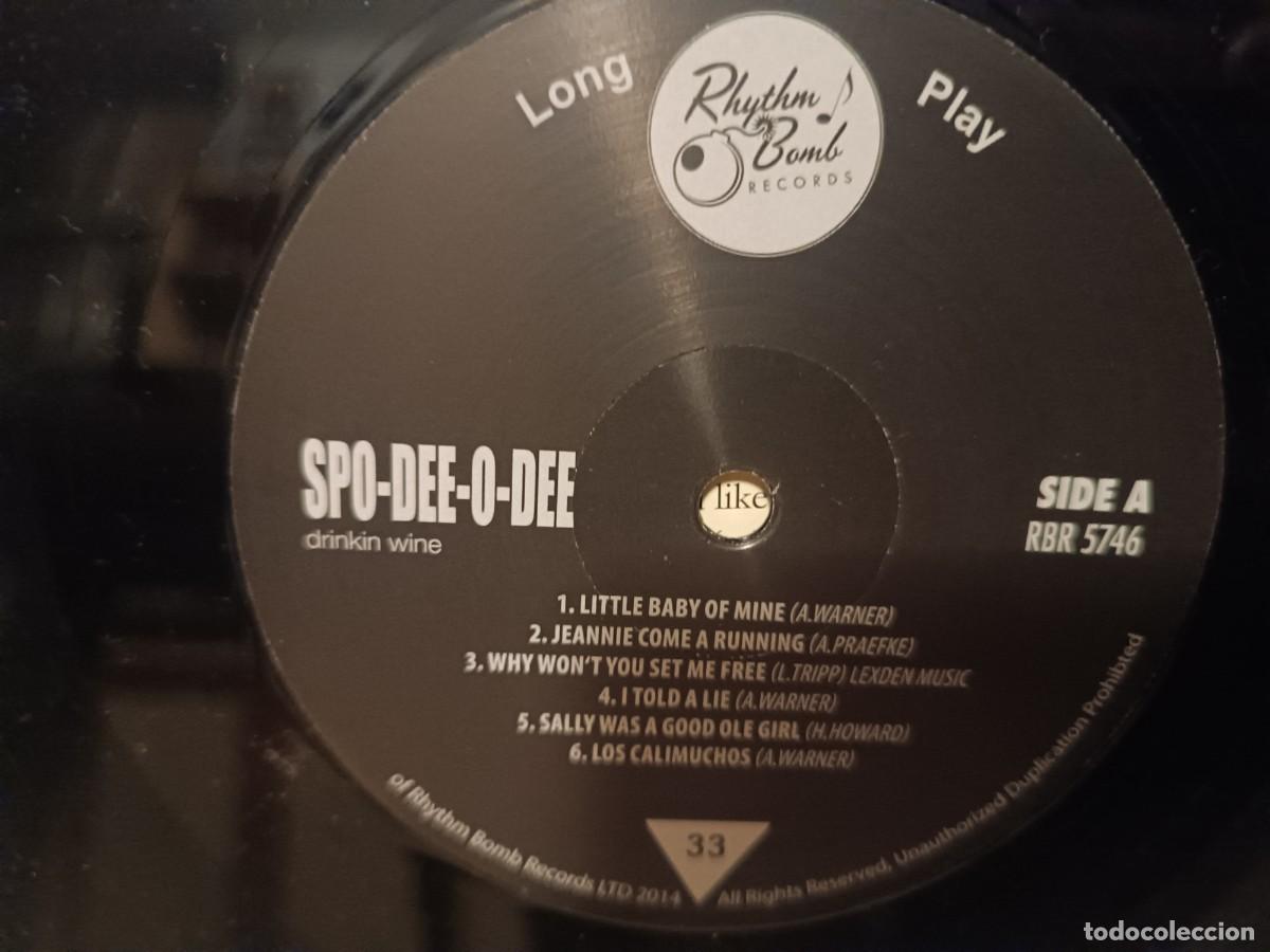 Discos de vinilo: Spo Dee o dee Drinkin Wine - Foto 3