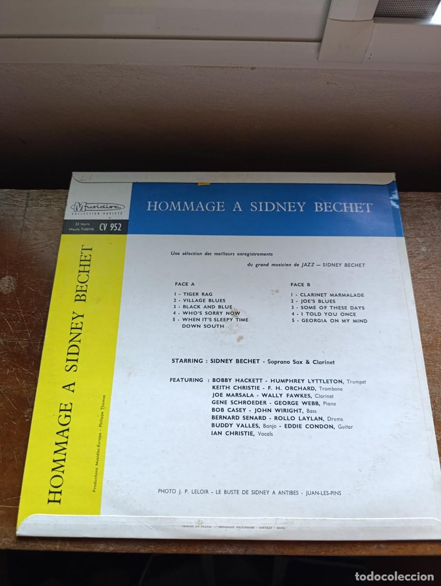 Discos de vinilo: Disco de vinilo LP Sidney Bechet &ndash; Hommage A Sidney Bechet - Foto 2