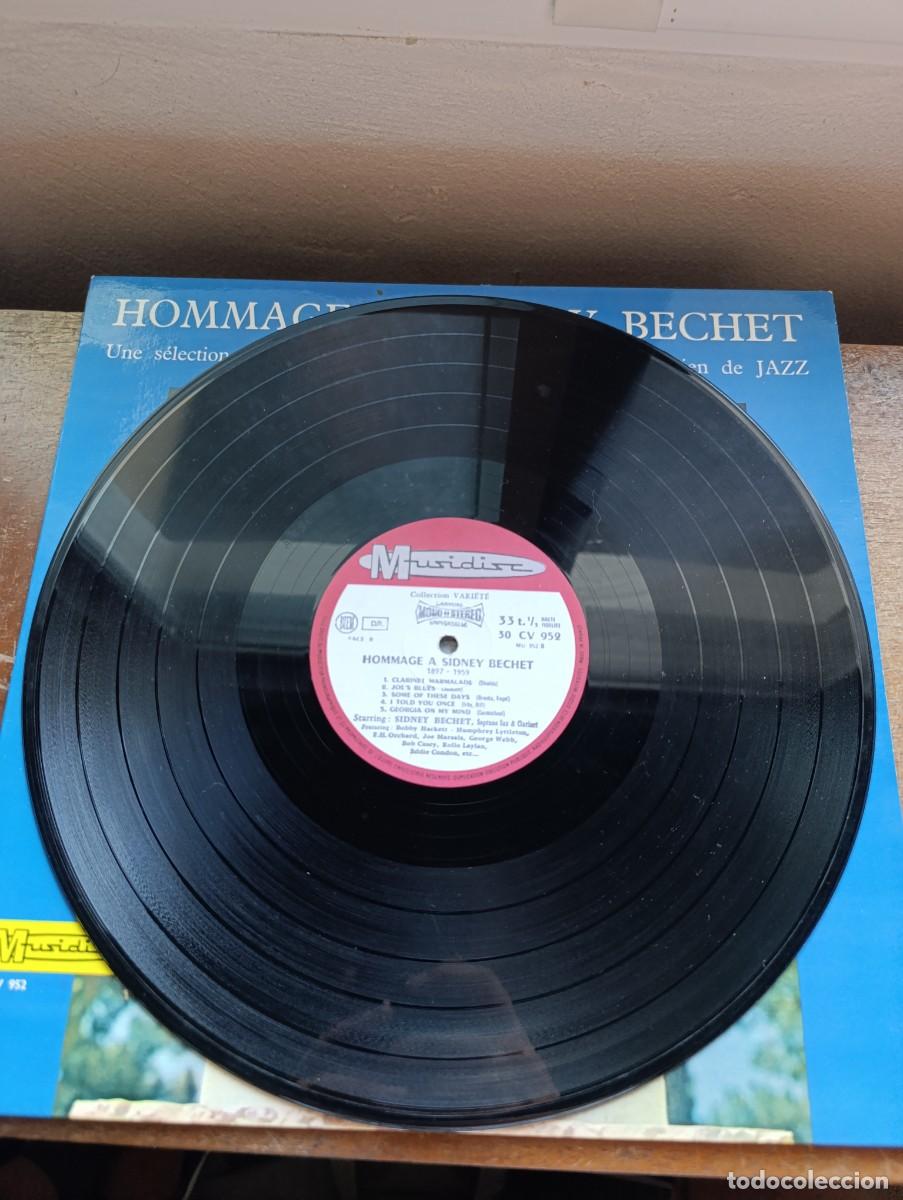 Discos de vinilo: Disco de vinilo LP Sidney Bechet &ndash; Hommage A Sidney Bechet - Foto 4
