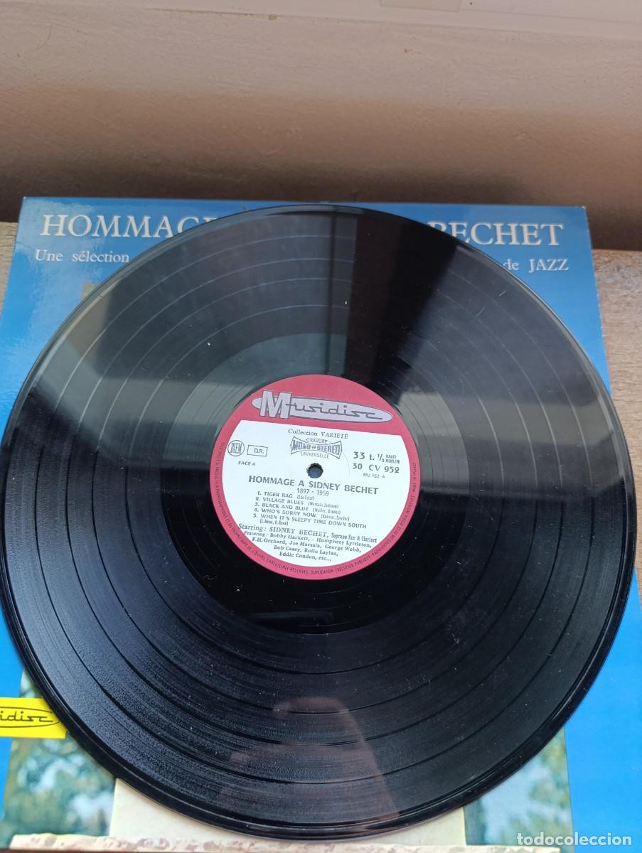 Discos de vinilo: Disco de vinilo LP Sidney Bechet &ndash; Hommage A Sidney Bechet - Foto 6