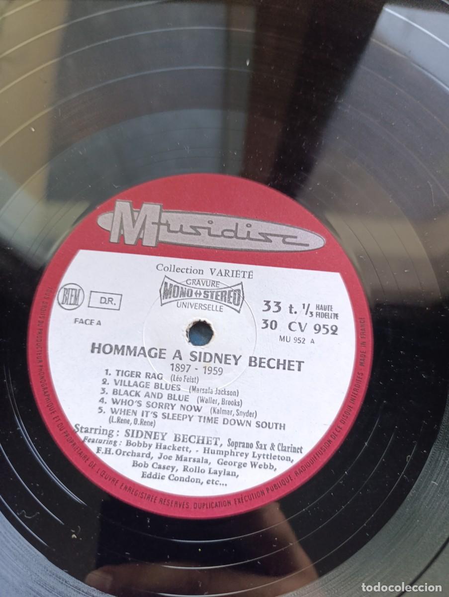 Discos de vinilo: Disco de vinilo LP Sidney Bechet &ndash; Hommage A Sidney Bechet - Foto 7