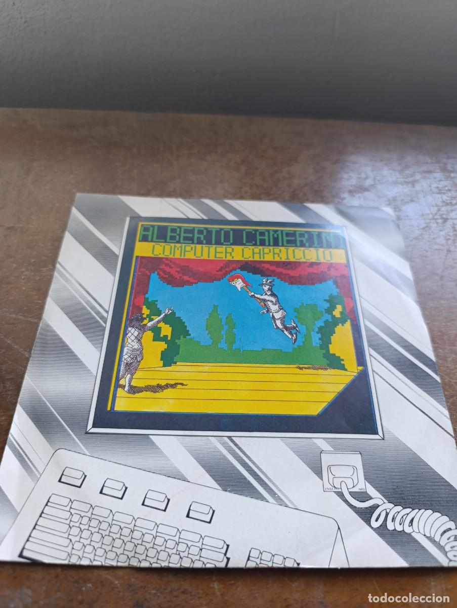 Discos de vinilo: Disco de vinilo LP Alberto Camerini &ndash; Computer Capriccio - Foto 1