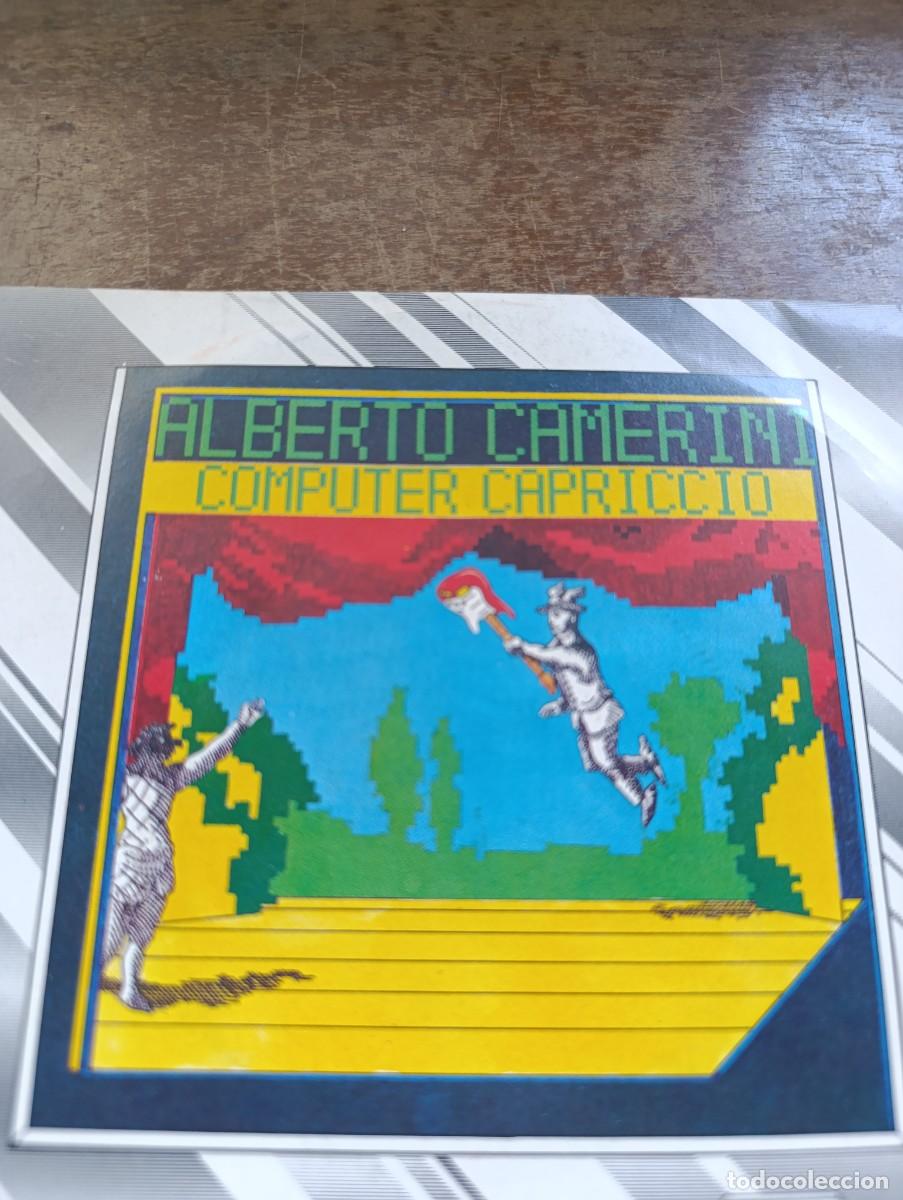 Discos de vinilo: Disco de vinilo LP Alberto Camerini &ndash; Computer Capriccio - Foto 2
