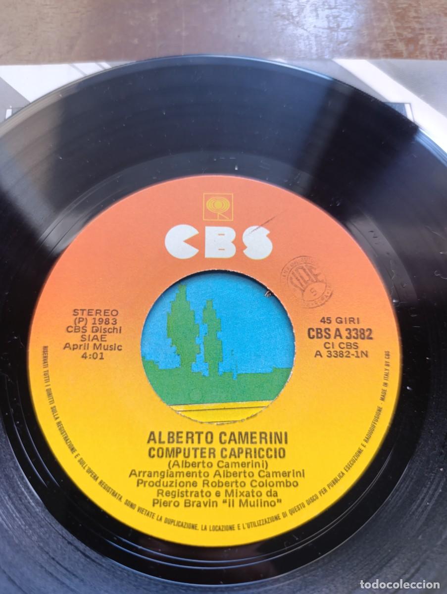 Discos de vinilo: Disco de vinilo LP Alberto Camerini &ndash; Computer Capriccio - Foto 5
