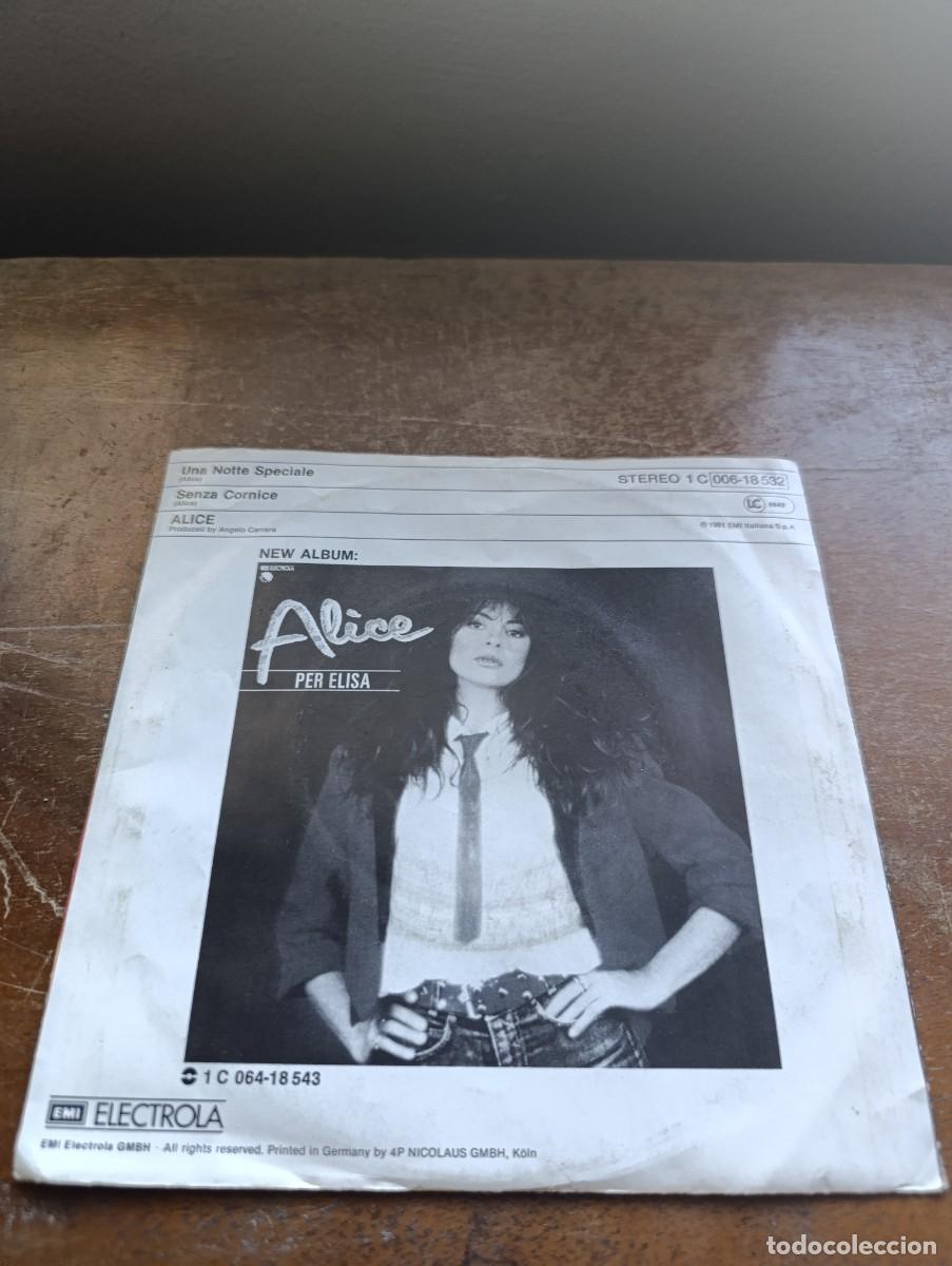 Discos de vinilo: Disco de vinilo LP Alice &ndash; Una Notte Speciale - Foto 4