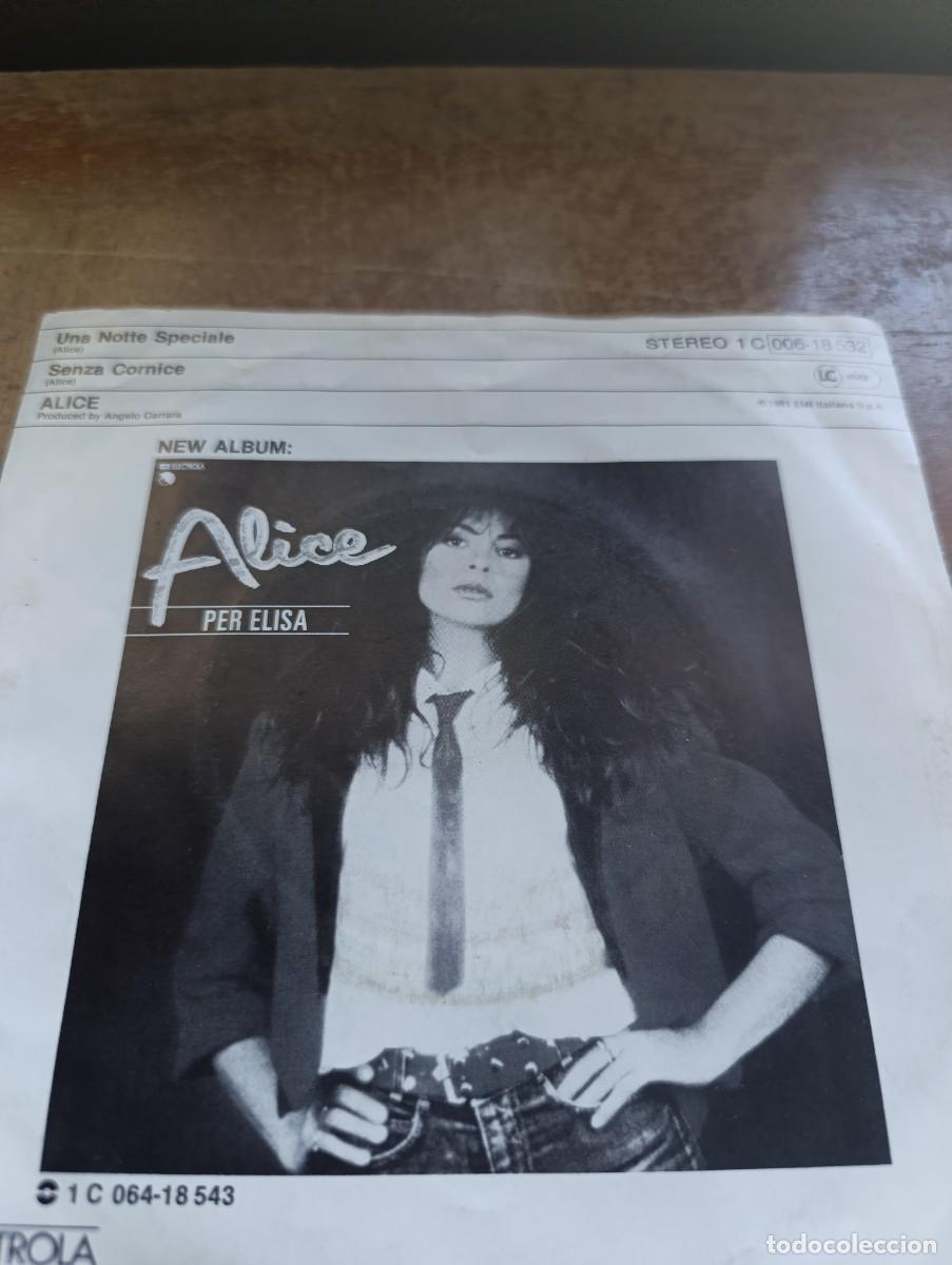 Discos de vinilo: Disco de vinilo LP Alice &ndash; Una Notte Speciale - Foto 5