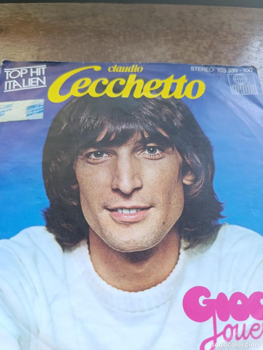 Discos de vinilo: Disco de vinilo LP Claudio Cecchetto &ndash; Gioca-Jouer - Foto 2