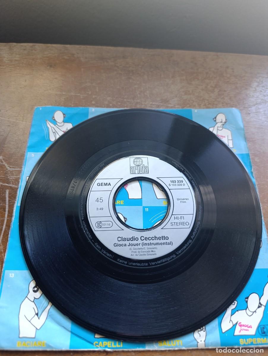 Discos de vinilo: Disco de vinilo LP Claudio Cecchetto &ndash; Gioca-Jouer - Foto 5