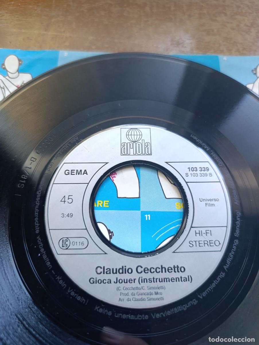 Discos de vinilo: Disco de vinilo LP Claudio Cecchetto &ndash; Gioca-Jouer - Foto 6