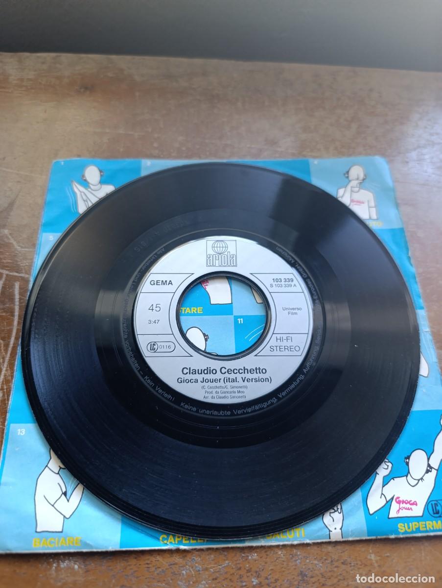 Discos de vinilo: Disco de vinilo LP Claudio Cecchetto &ndash; Gioca-Jouer - Foto 7