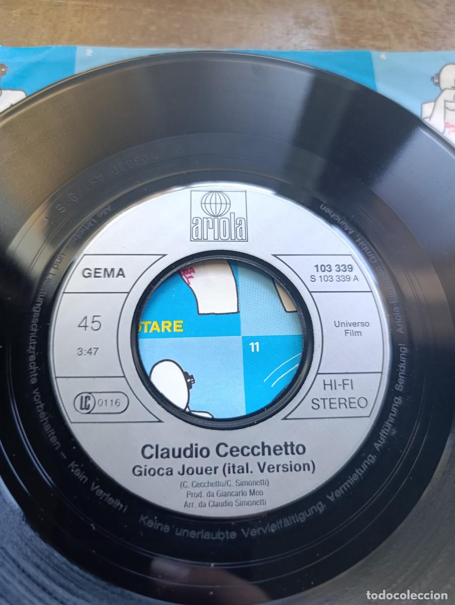 Discos de vinilo: Disco de vinilo LP Claudio Cecchetto &ndash; Gioca-Jouer - Foto 8