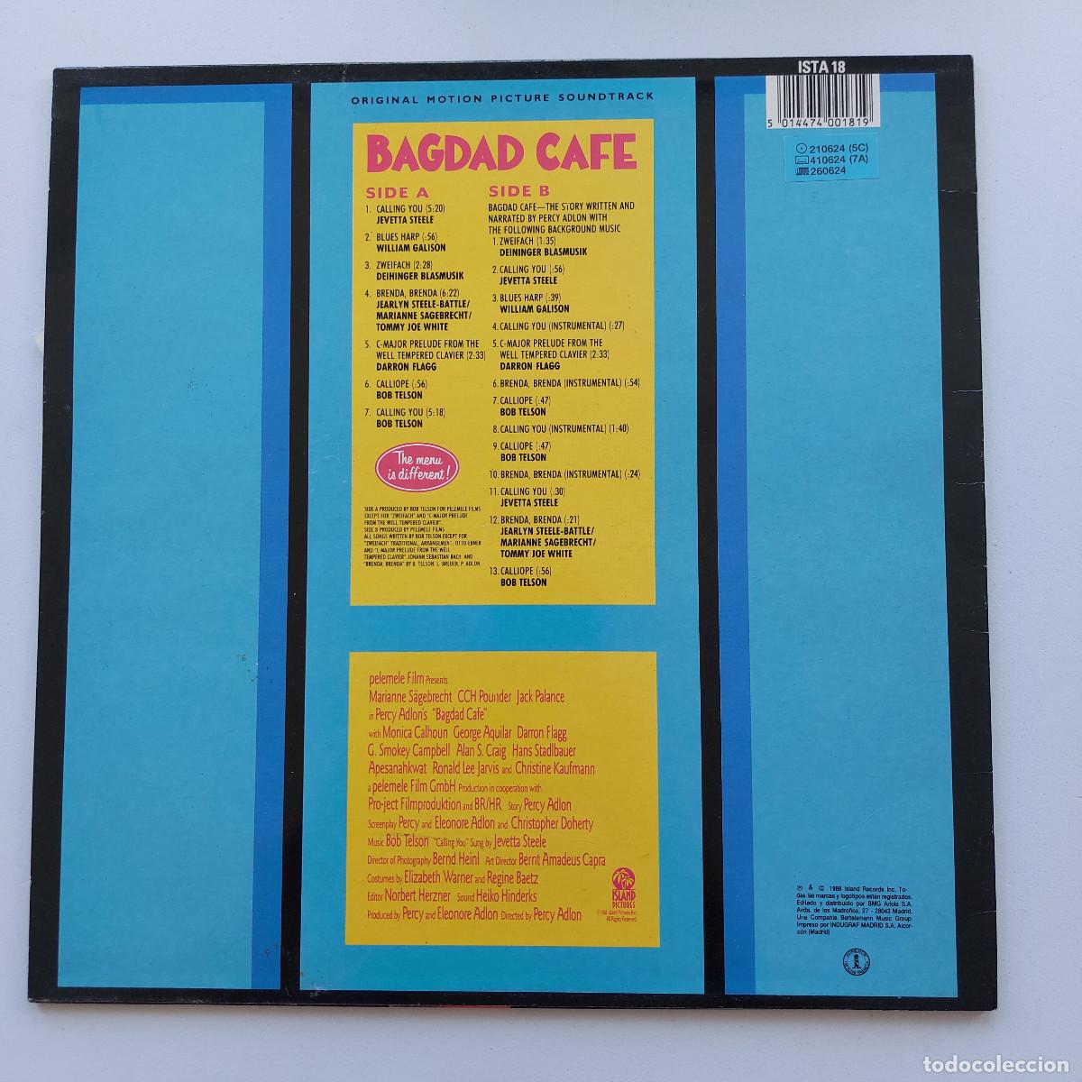 Discos de vinilo: BAGDAD CAFE - PERFECTO ESTADO - Foto 2