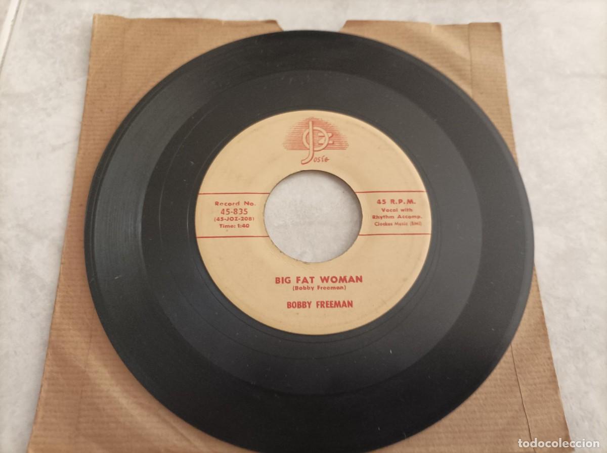 Discos de vinilo: Bobby Freeman single original rock and roll - Foto 1