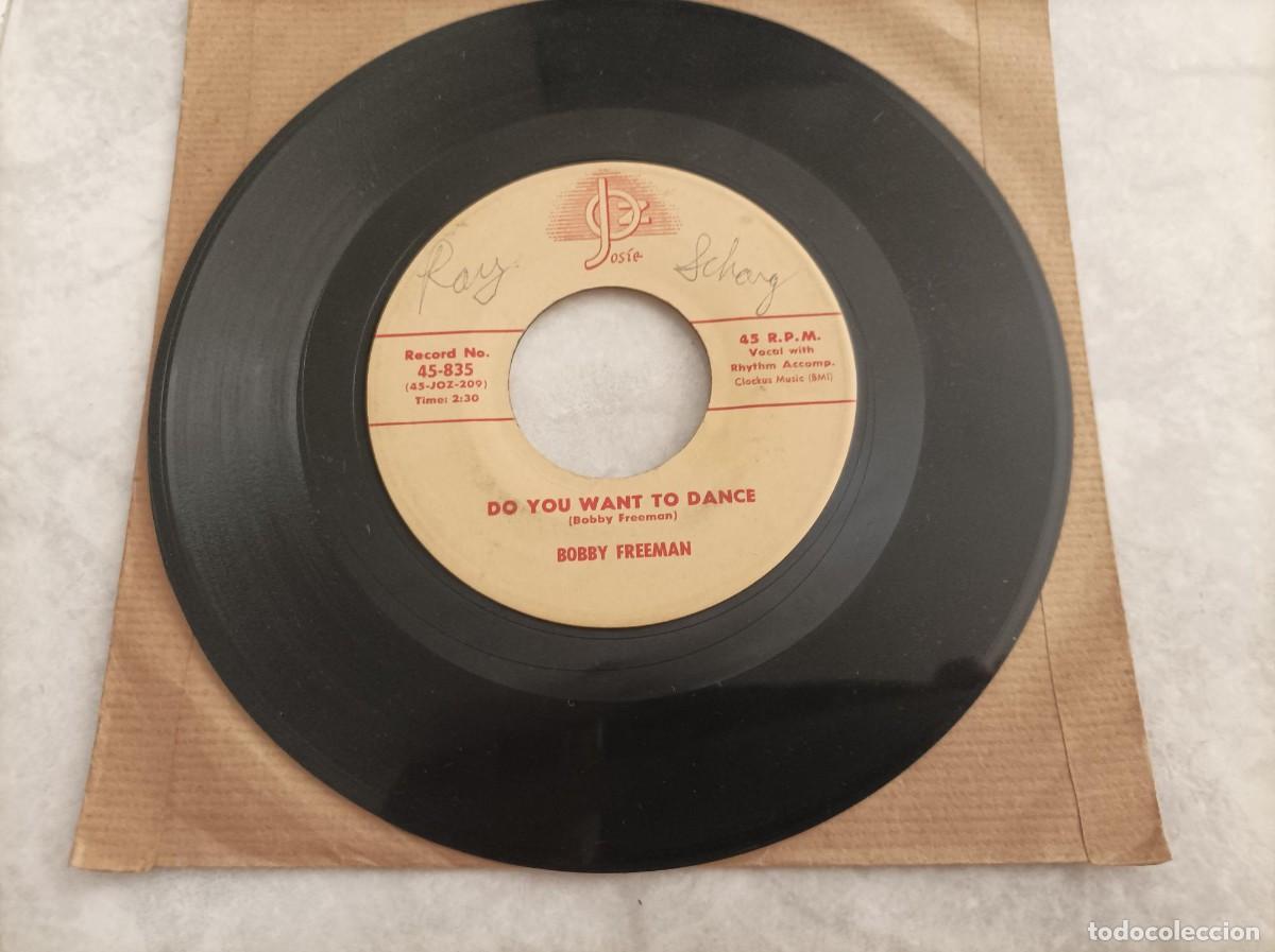 Discos de vinilo: Bobby Freeman single original rock and roll - Foto 2