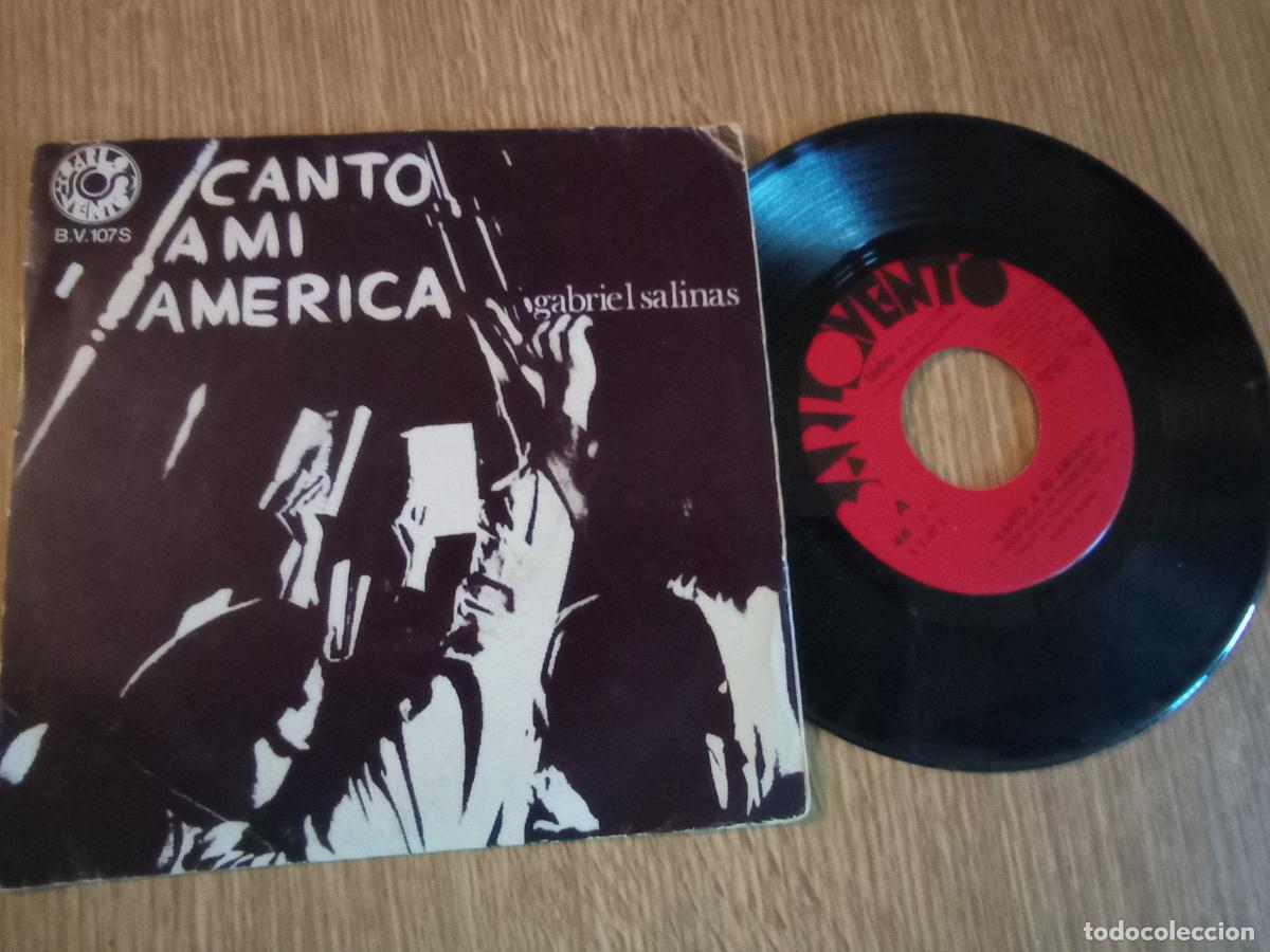 Discos de vinilo: GABRIEL SALINAS. CANTO A MI AMERICA - Foto 1