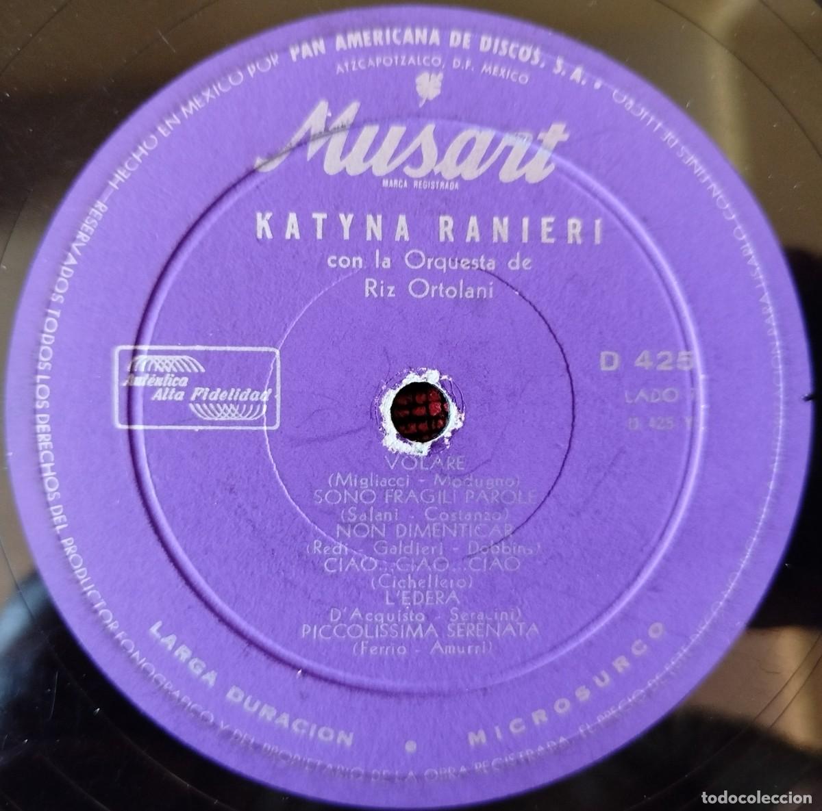 Discos de vinilo: KATYNA RANIERI ** Katyna Ranieri ** VINILO LP MEXICO - Foto 3