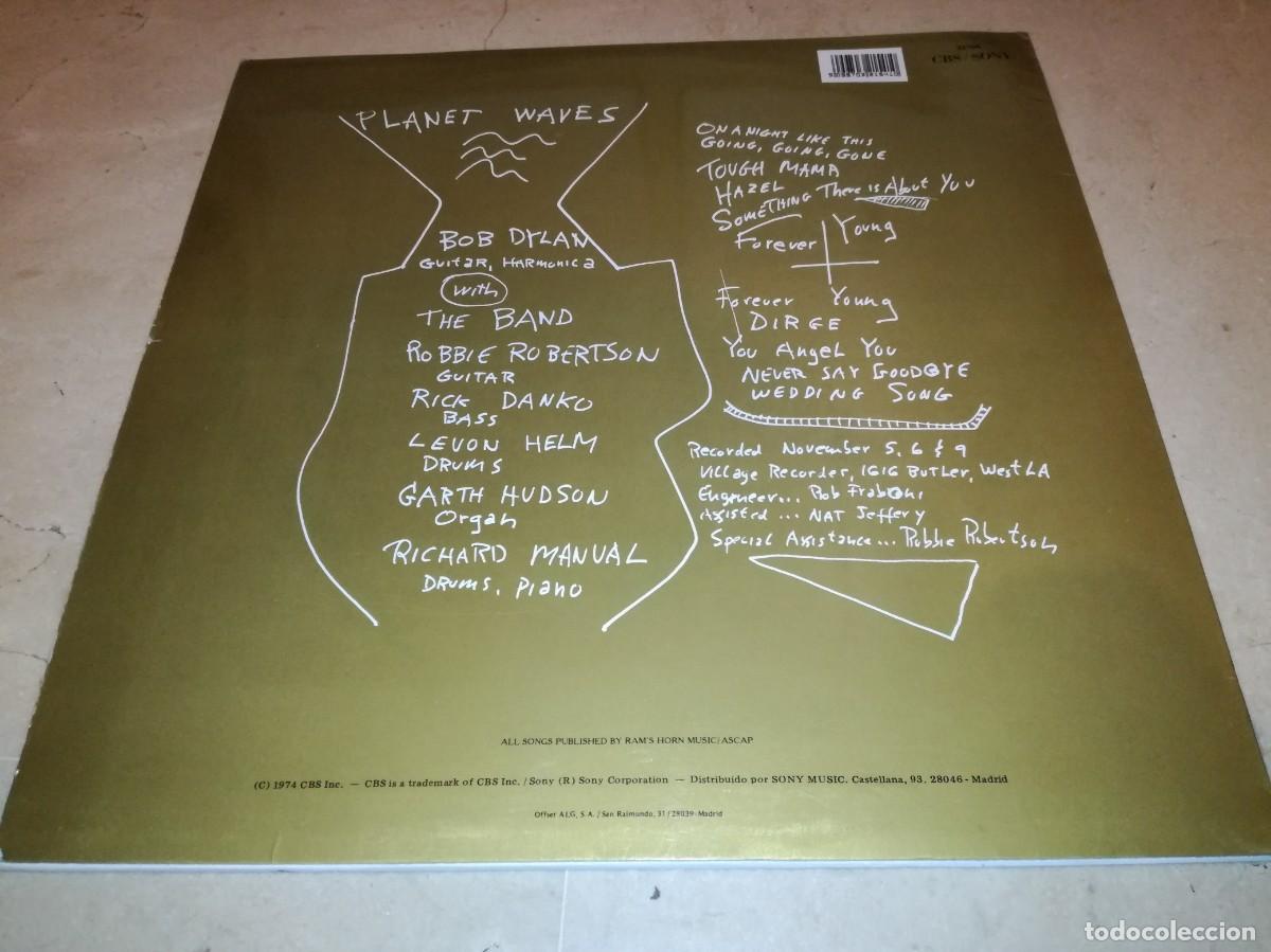 Discos de vinilo: BOB DYLAN-PLANET WAVES-EDICI&Oacute;N ESPA&Ntilde;OLA - Foto 2