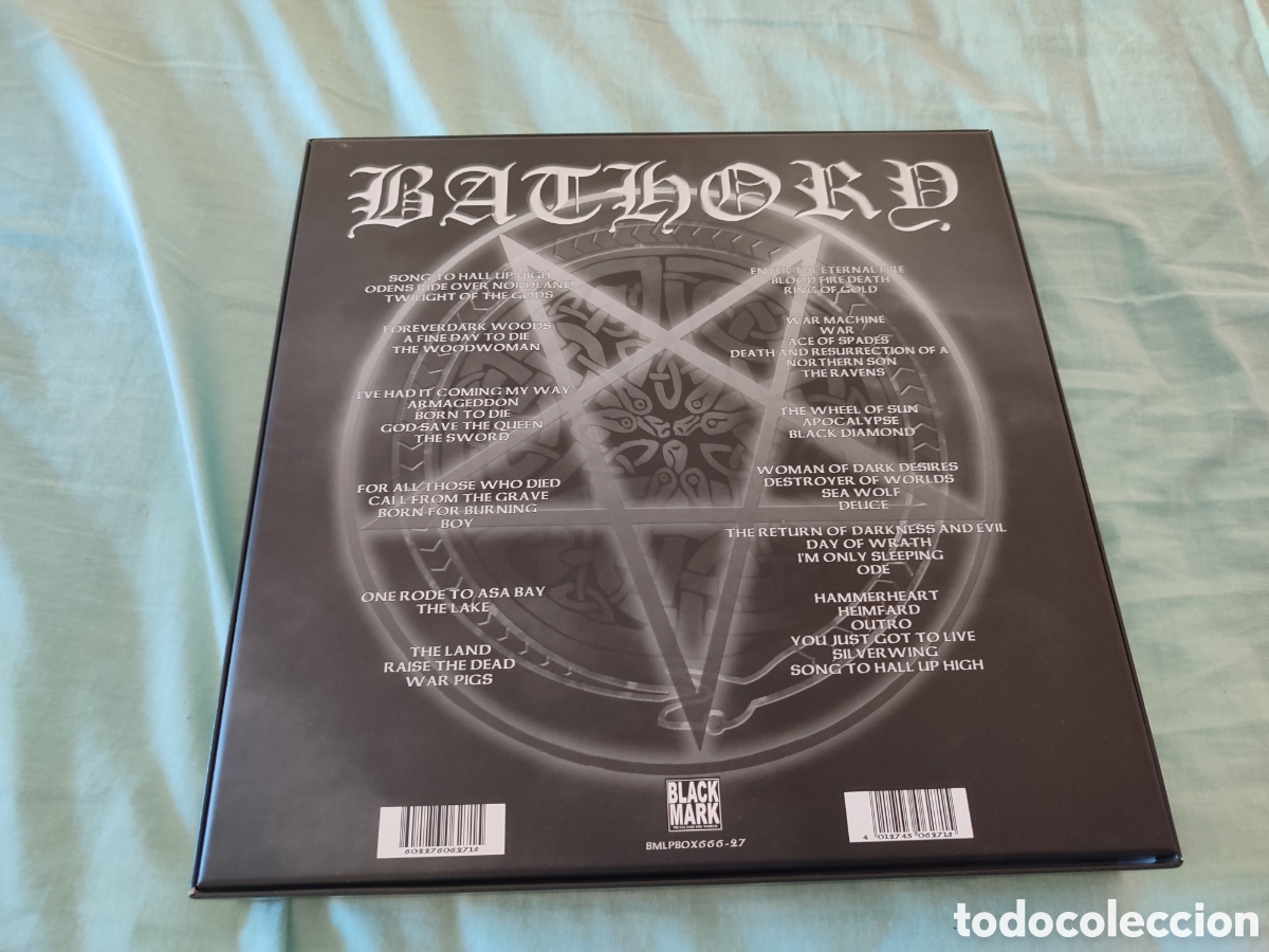 Discos de vinilo: Bathory lp box black metal - Foto 2