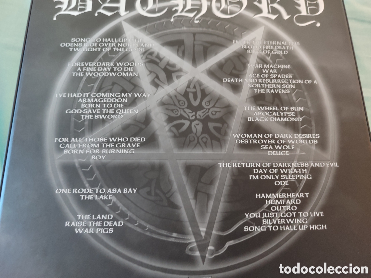 Discos de vinilo: Bathory lp box black metal - Foto 3