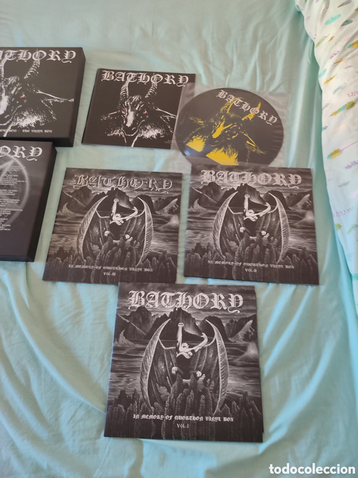 Discos de vinilo: Bathory lp box black metal - Foto 6