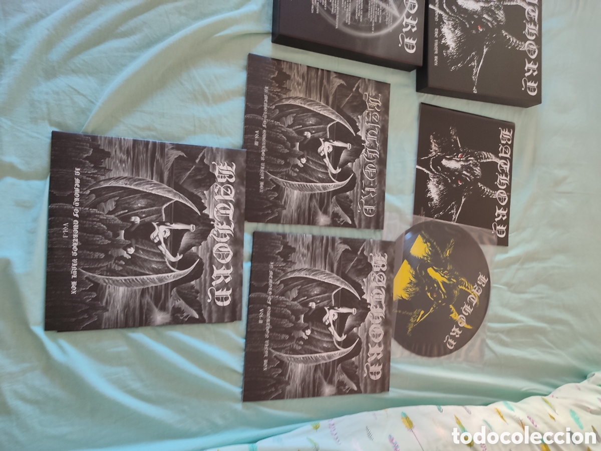 Discos de vinilo: Bathory lp box black metal - Foto 7