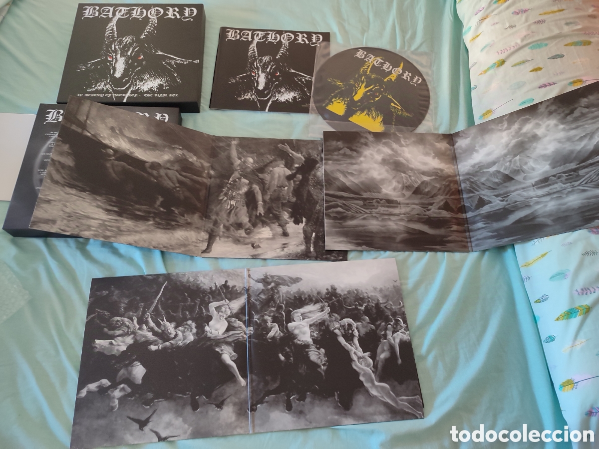 Discos de vinilo: Bathory lp box black metal - Foto 8