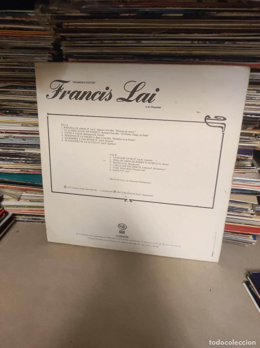 Discos de vinilo: GRANDES EXITOS FRANCIS LAI Y SU ORQUESTA - Foto 2
