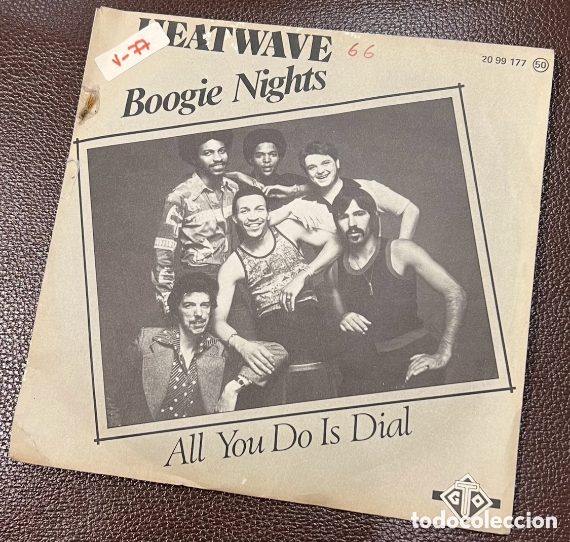 Discos de vinilo: Disco Vinilo Single. Heatwave. &ldquo;Boogie Nights&rdquo;. 1976. - Foto 1