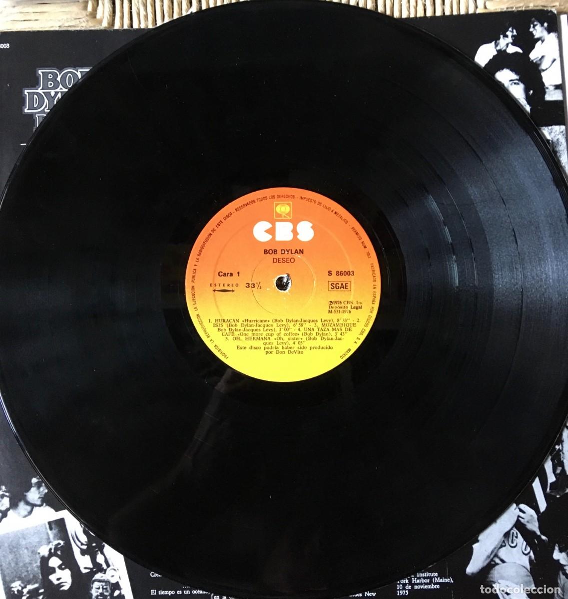 Discos de vinilo: BOB DYLAN - DESIRE, LP edic Spain 1976 - Foto 3