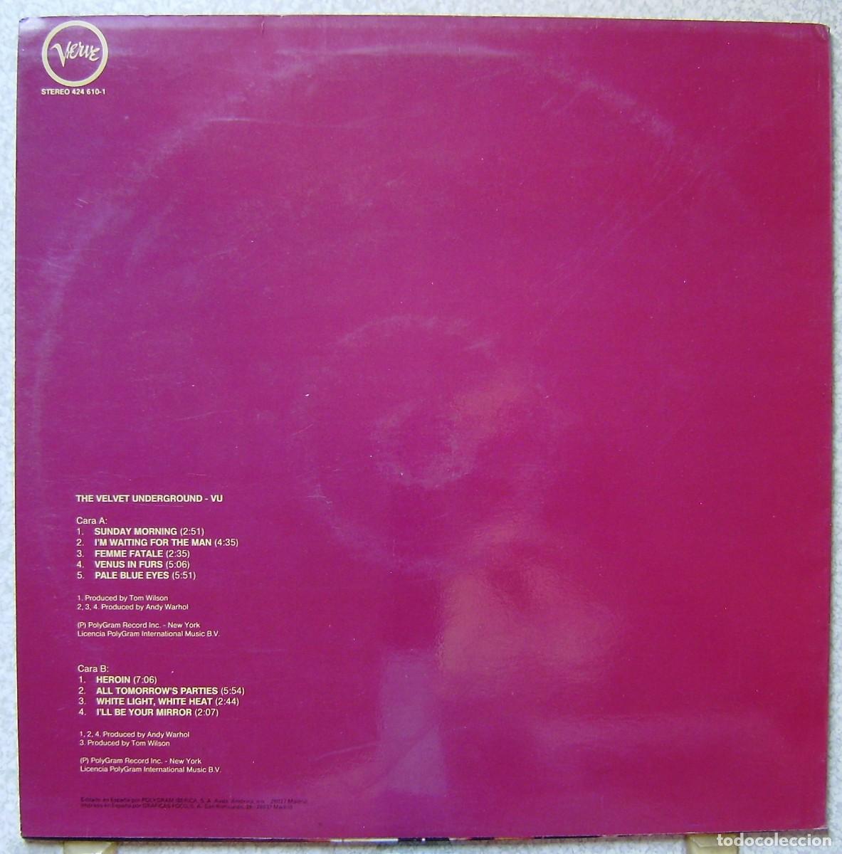 Discos de vinilo: THE VELVET UNDERGROUND - Foto 2